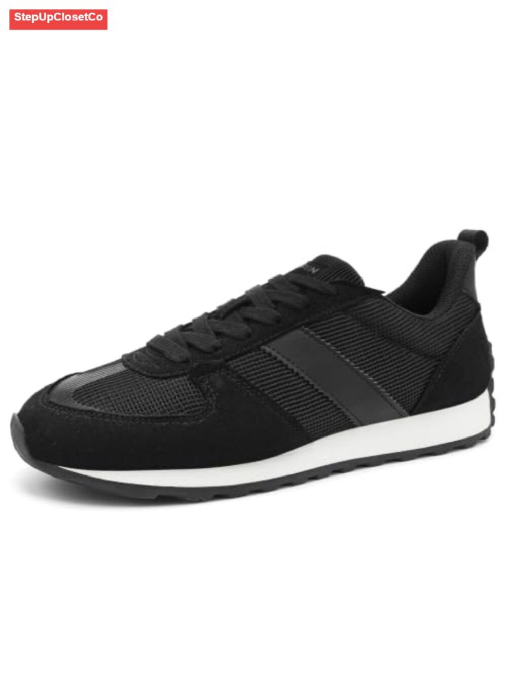 Women's Retro Sneakers Microfiber Suede Mesh Lace-Up Walking Shoes